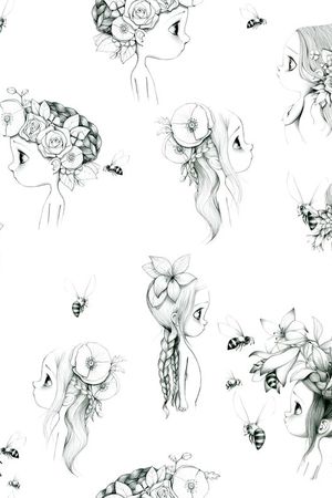 小女孩印花华亿平台图片