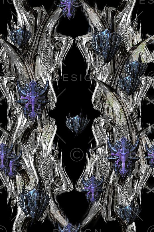 L.D~抽象印花华亿平台图片