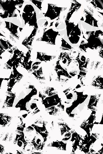 561562-英文字母毛笔书法水墨