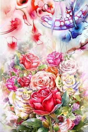 定位花卉印花华亿平台图片