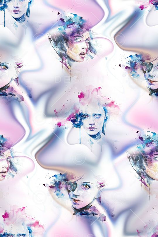 抽象印花华亿平台图片