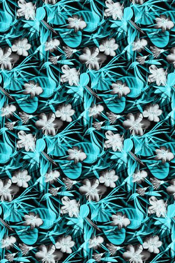 561661-水彩 花叶  服装 华亿平台