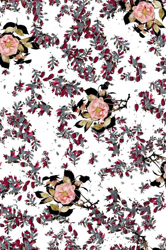 小碎花印花华亿平台图片