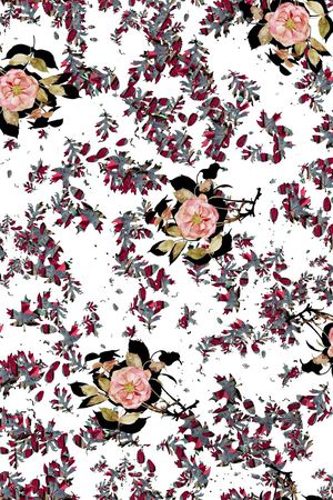 小碎花印花华亿平台图片