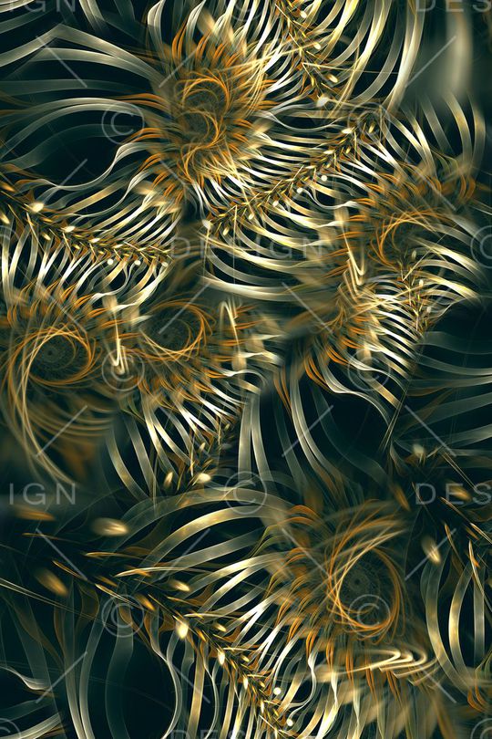 几何羽毛印花华亿平台图片