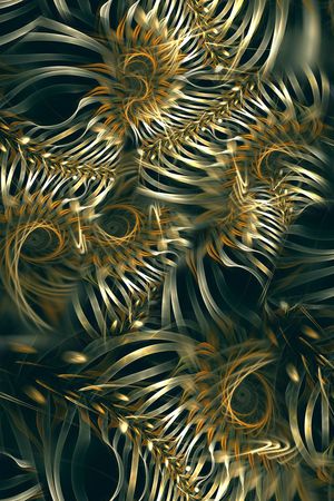 几何羽毛印花华亿平台图片