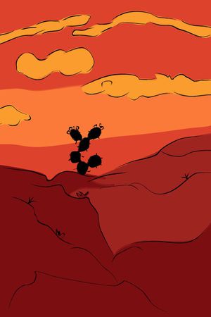 手绘印花华亿平台图片