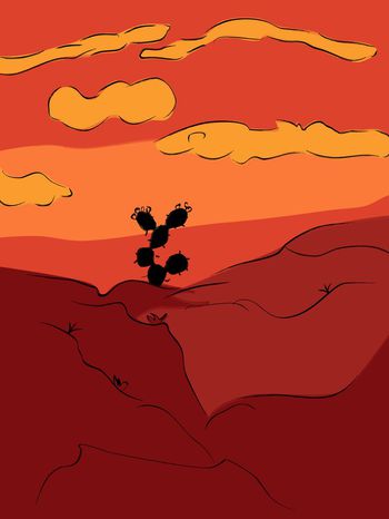 手绘印花华亿平台图片