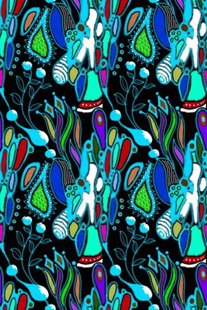 抽象印花华亿平台图片