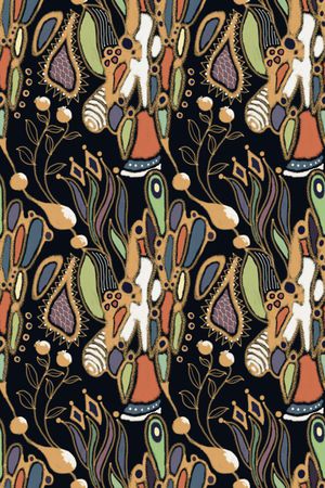 抽象印花华亿平台图片