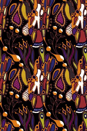 抽象印花华亿平台图片