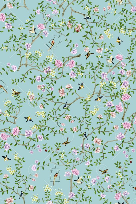 田园风印花华亿平台图片