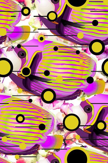 561789-海洋生物海鱼热带风情