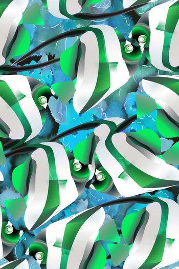 561795-海洋生物海鱼热带风情