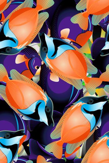 561799-海洋生物海鱼热带风情