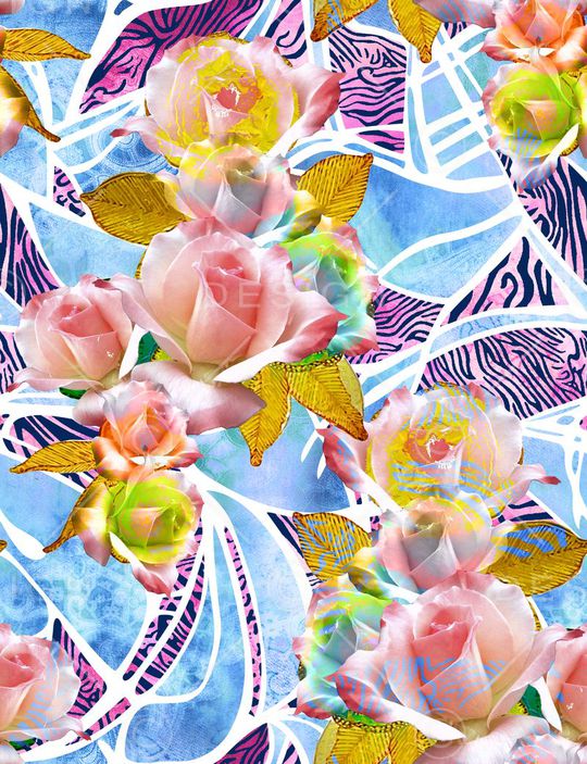 动物纹印花华亿平台图片