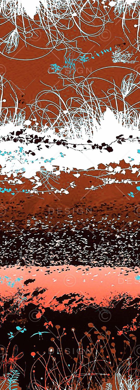 风景写实花印花华亿平台图片