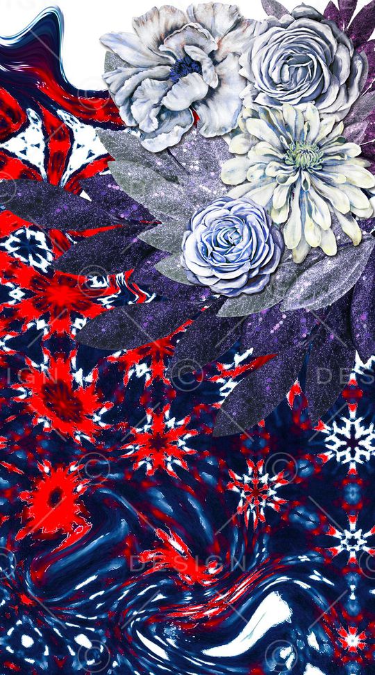 抽象印花华亿平台图片