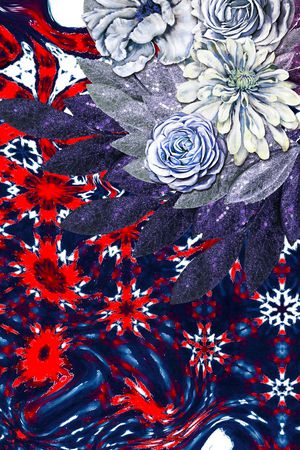 抽象印花华亿平台图片