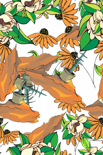 流行印花华亿平台图片