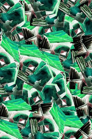 几何印花华亿平台图片