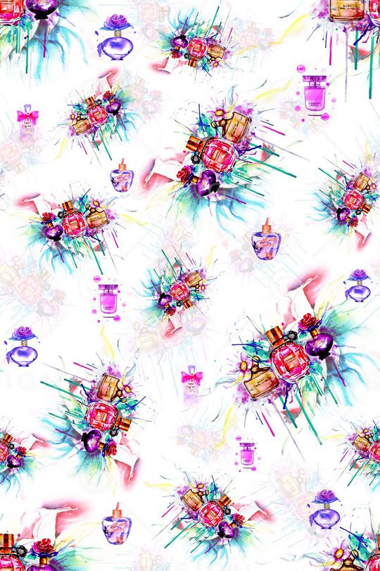 香水瓶印花华亿平台图片