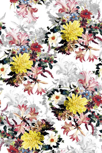 561997-油画百合花卉时尚女装华亿平台