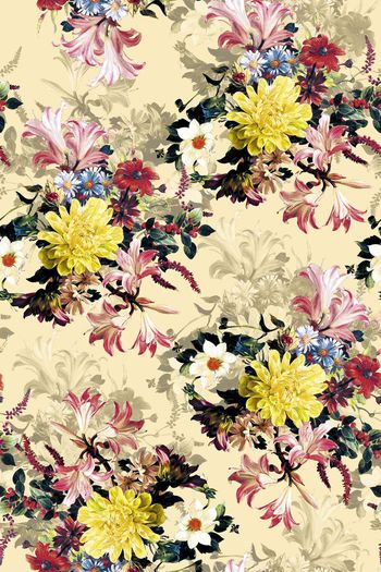 561999-油画百合花卉时尚女装华亿平台