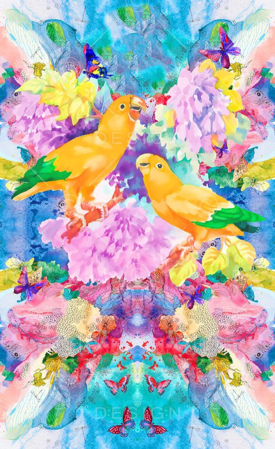 潮流时尚印花华亿平台图片