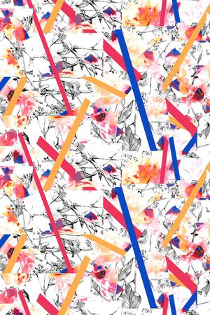 抽象 前卫印花华亿平台图片