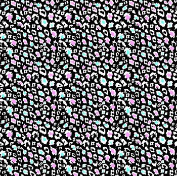 豹纹花印花华亿平台图片