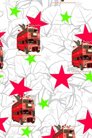 创意服装面料印花华亿平台图片