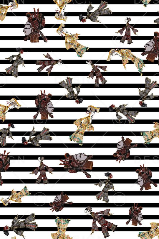 休闲风印花华亿平台图片