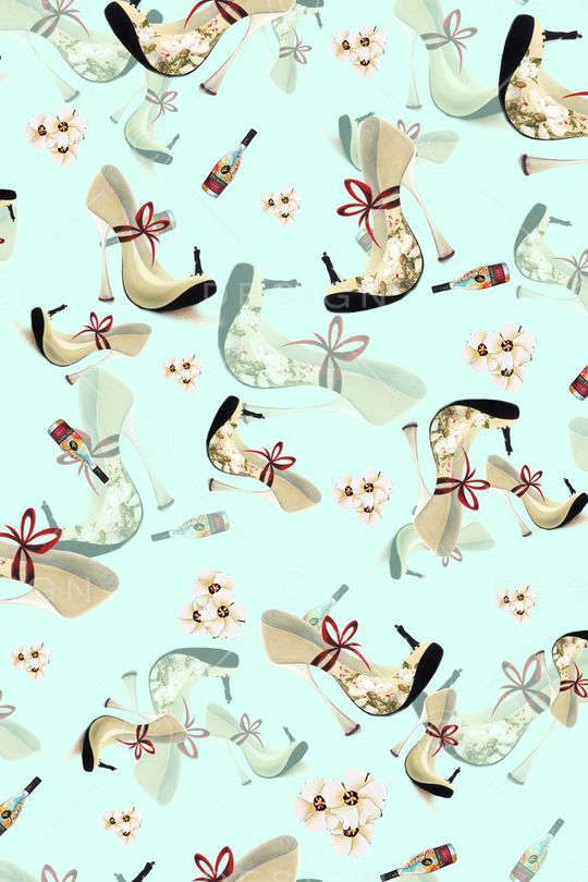 潮流时尚大牌印花华亿平台图片