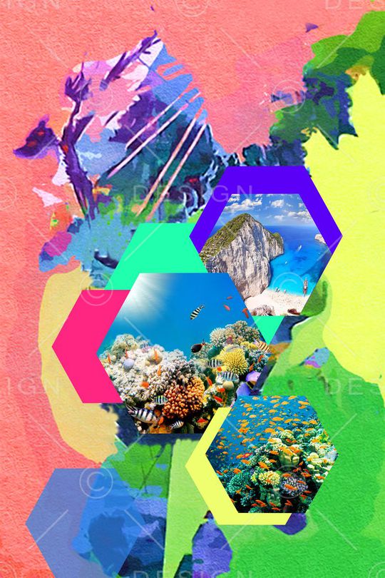 几何印花华亿平台图片