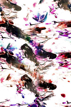 满版 数码 印花 服装印花华亿平台图片