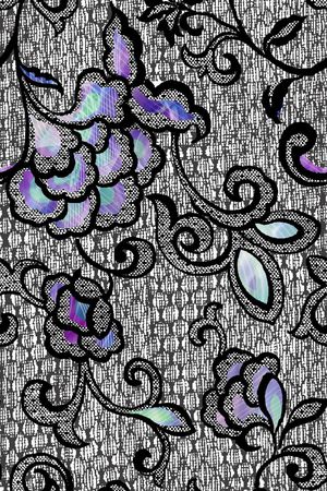 蕾丝印花华亿平台图片