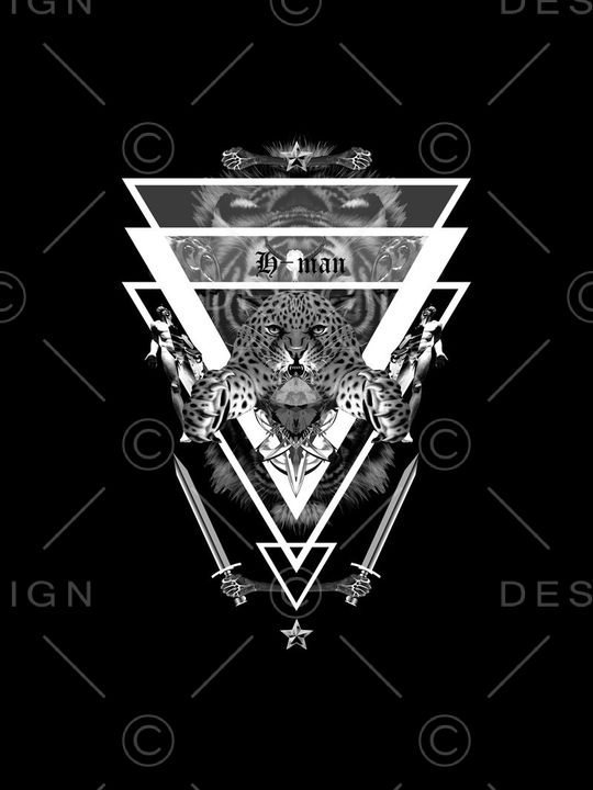 暗黑美学印花华亿平台图片