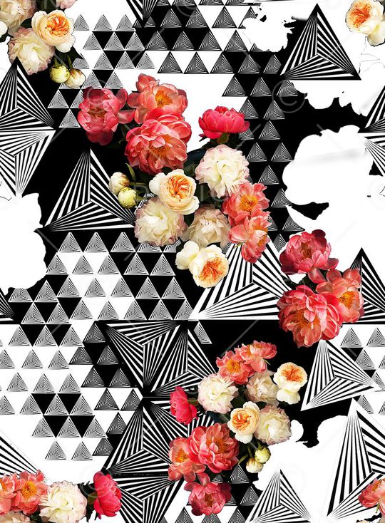 花朵印花华亿平台图片