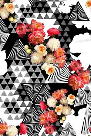 花朵印花华亿平台图片