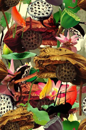 中国风印花华亿平台图片