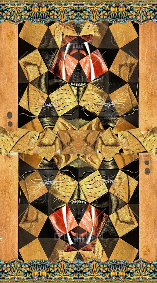 抽象印花华亿平台图片