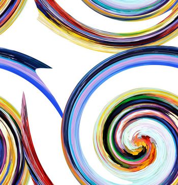 562419-时尚潮流靓丽多彩色条花卉