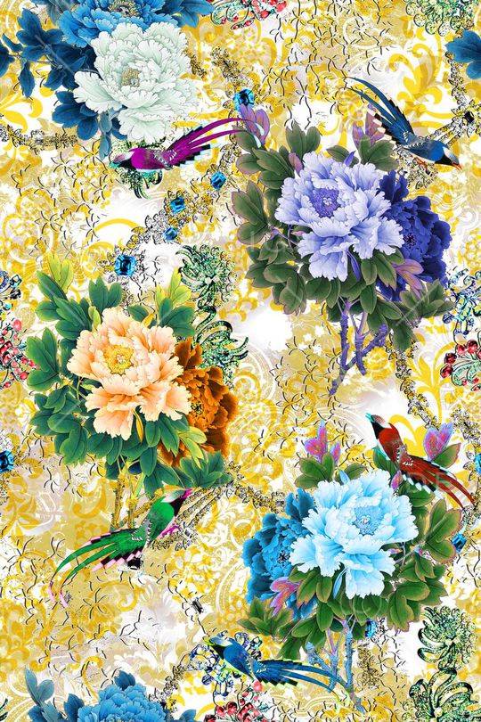 民族风印花华亿平台图片