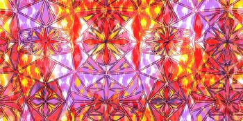 562586-時尚幾何型運動花