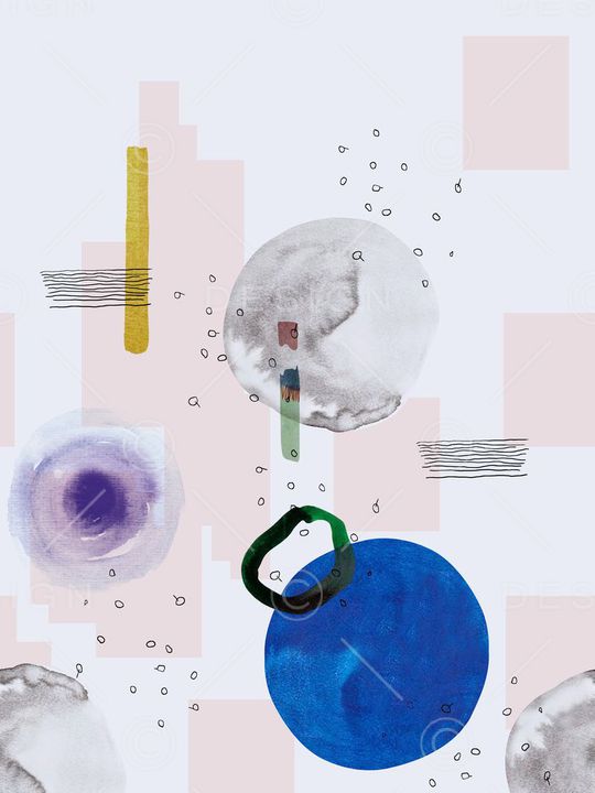 抽象印花华亿平台图片