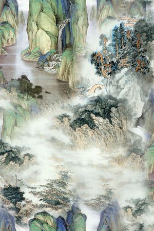 国画绘画印花华亿平台图片