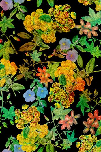 562632- 复古 花卉 组合 服装 家纺 花