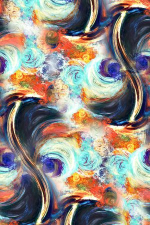 抽象印花华亿平台图片