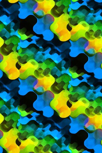 562643-抽象几何肌理 多彩户外运动休闲印花